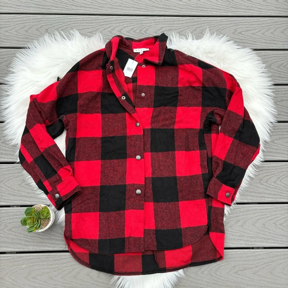 Fringe Plaid Jacket - Picture 3 of 3